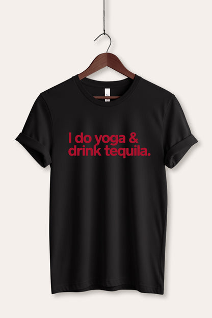 Yoga & Tequila Graphic Women's Jersey Tee