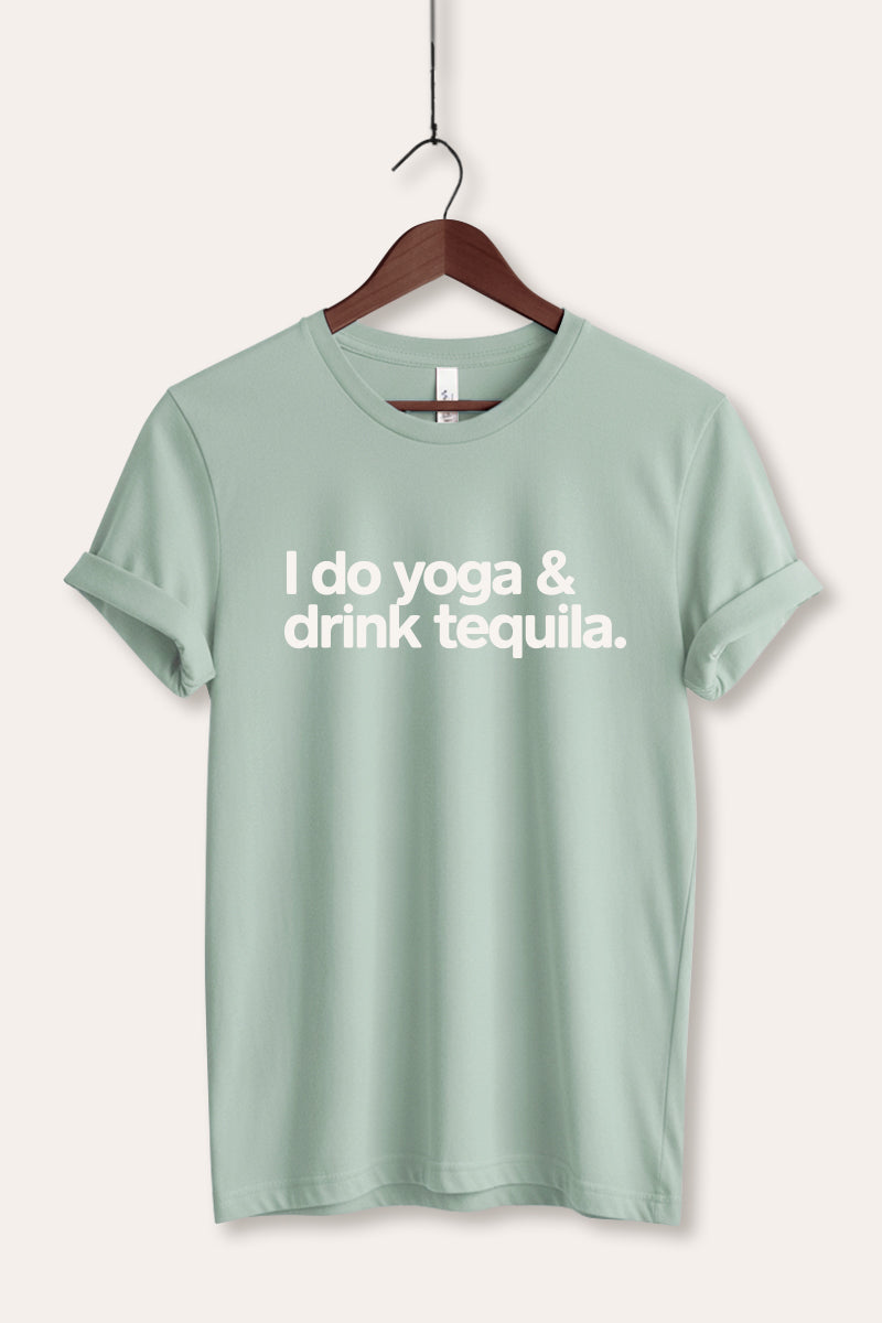 Yoga & Tequila Graphic Women's Jersey Tee