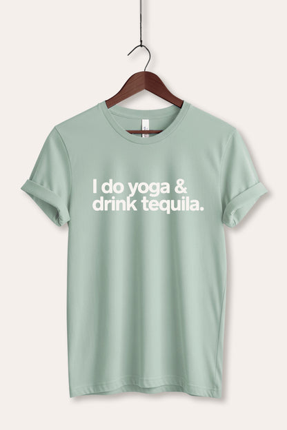Yoga & Tequila Graphic Women's Jersey Tee