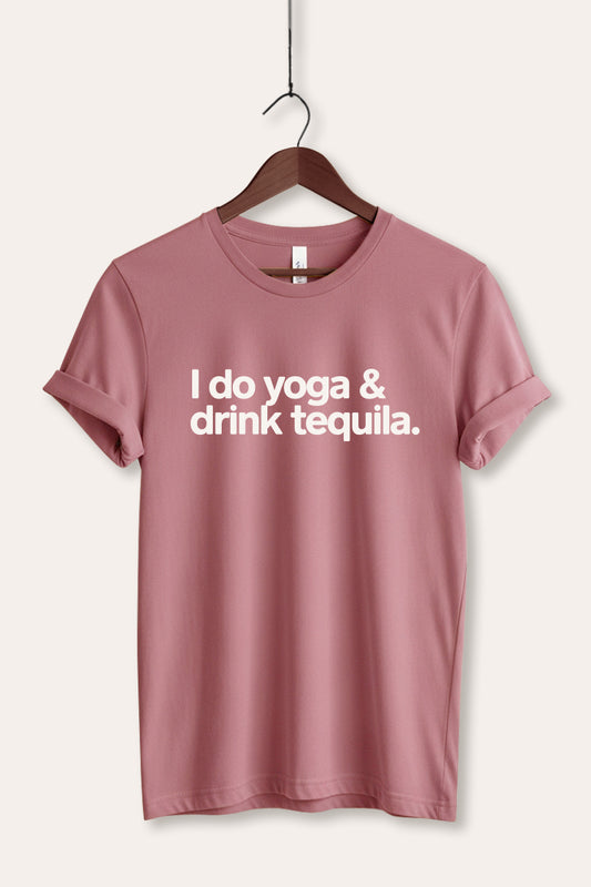 Yoga & Tequila Graphic Women's Jersey Tee