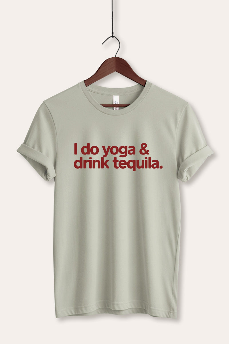 Yoga & Tequila Graphic Women's Jersey Tee