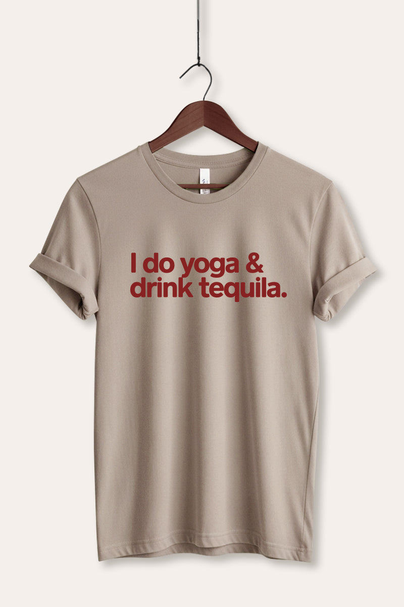 Yoga & Tequila Graphic Women's Jersey Tee