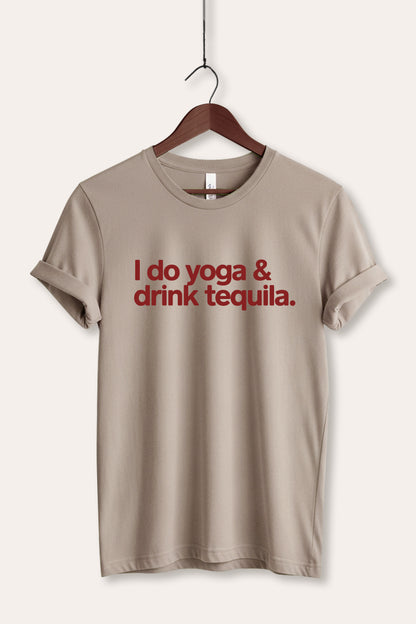 Yoga & Tequila Graphic Women's Jersey Tee