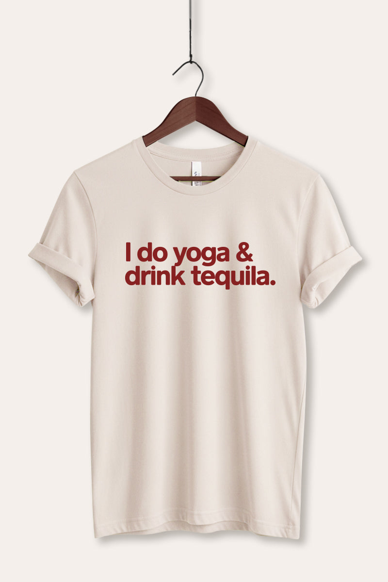 Yoga & Tequila Graphic Women's Jersey Tee