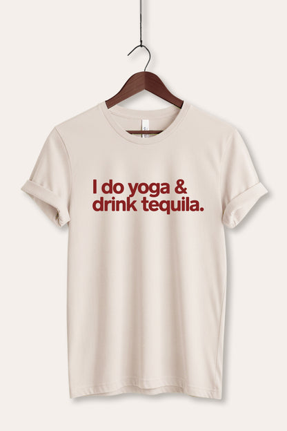 Yoga & Tequila Graphic Women's Jersey Tee