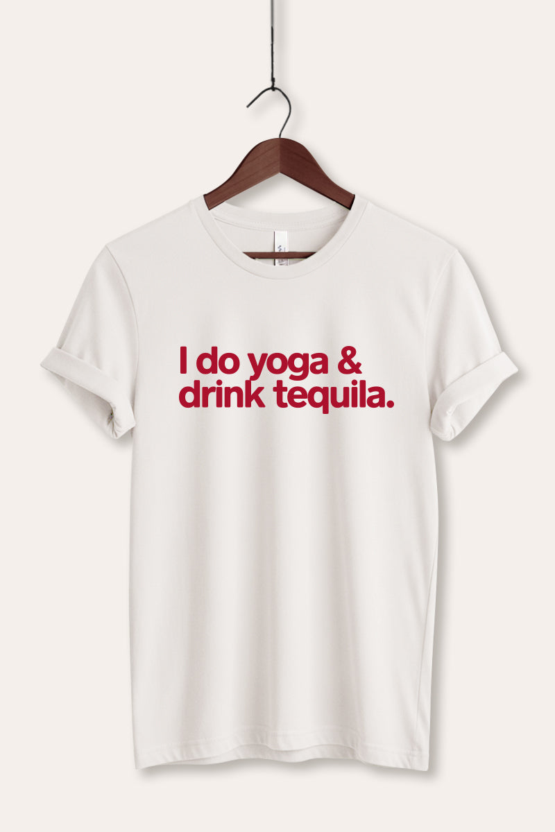 Yoga & Tequila Graphic Women's Jersey Tee
