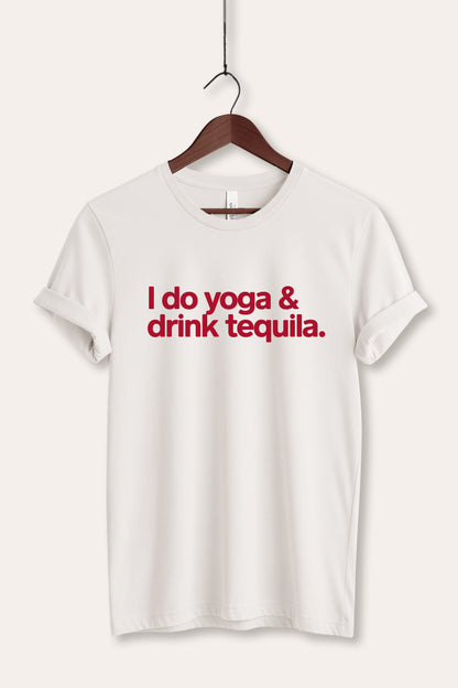Yoga & Tequila Graphic Women's Jersey Tee