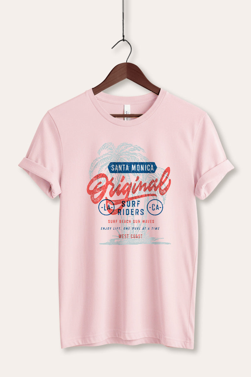 Santa Monica Surf Riders Graphic Women's Jersey Tee