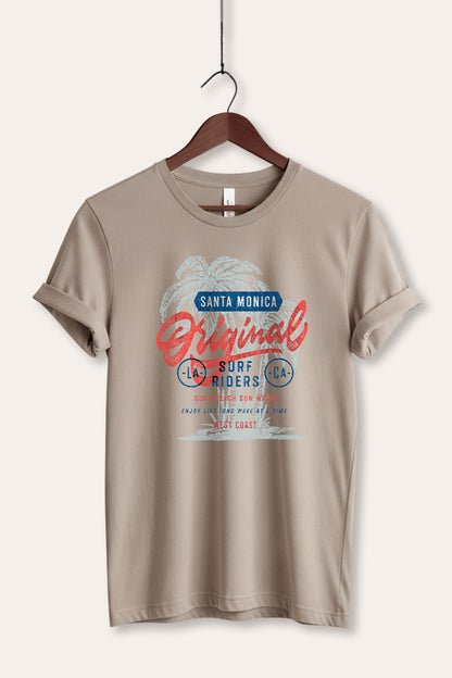 Santa Monica Surf Riders Graphic Women's Jersey Tee