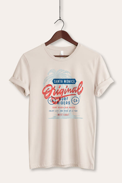 Santa Monica Surf Riders Graphic Women's Jersey Tee