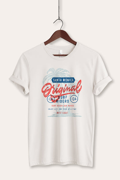 Santa Monica Surf Riders Graphic Women's Jersey Tee