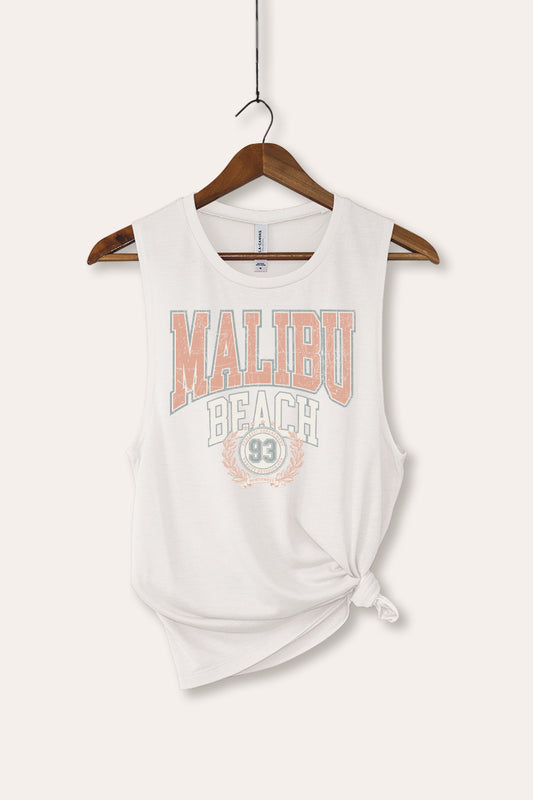 "malibu beach" bella+canvas® graphic tank top