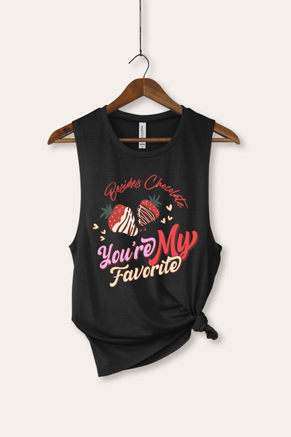 You're My Favorite Graphic Women's Jersey Tank Top