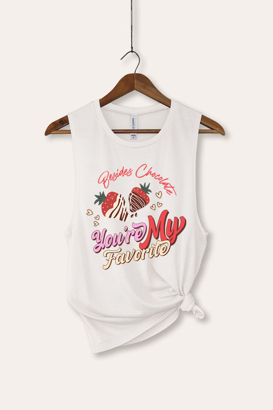 You're My Favorite Graphic Women's Jersey Tank Top