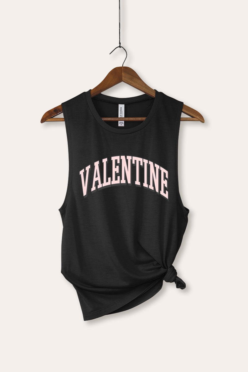 Valentine Collegiate Graphic Women's Jersey Tank Top