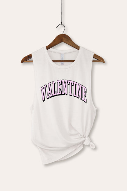 Valentine Collegiate Graphic Women's Jersey Tank Top