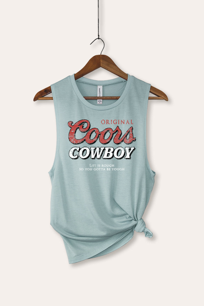 "coors cowboy" bella+canvas® graphic tank top