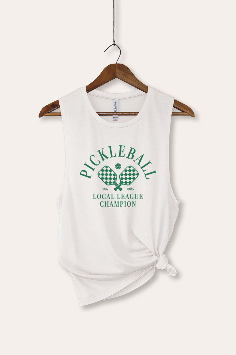 "pickleball champion" bella+canvas® graphic tank top