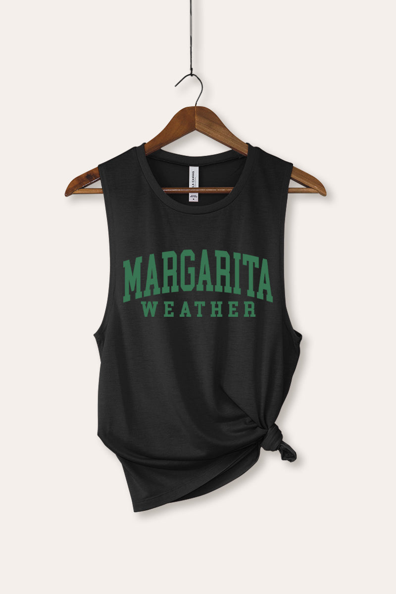 "margarita weather" bella+canvas® graphic tank top