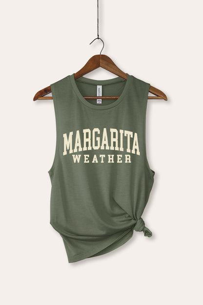 Margarita Weather Graphic Women's Jersey Tank Top