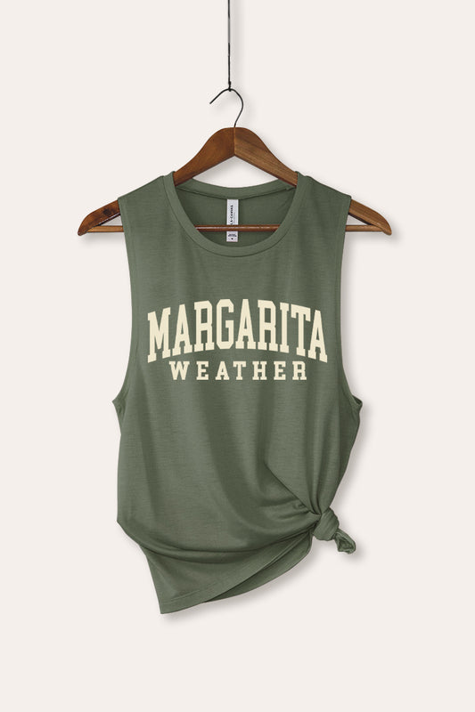 Margarita Weather Graphic Women's Jersey Tank Top
