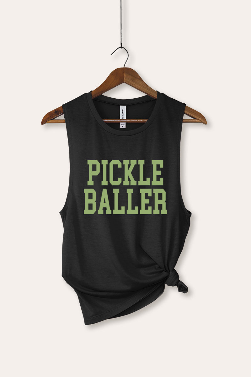 "pickle baller" bella+canvas® graphic tank top