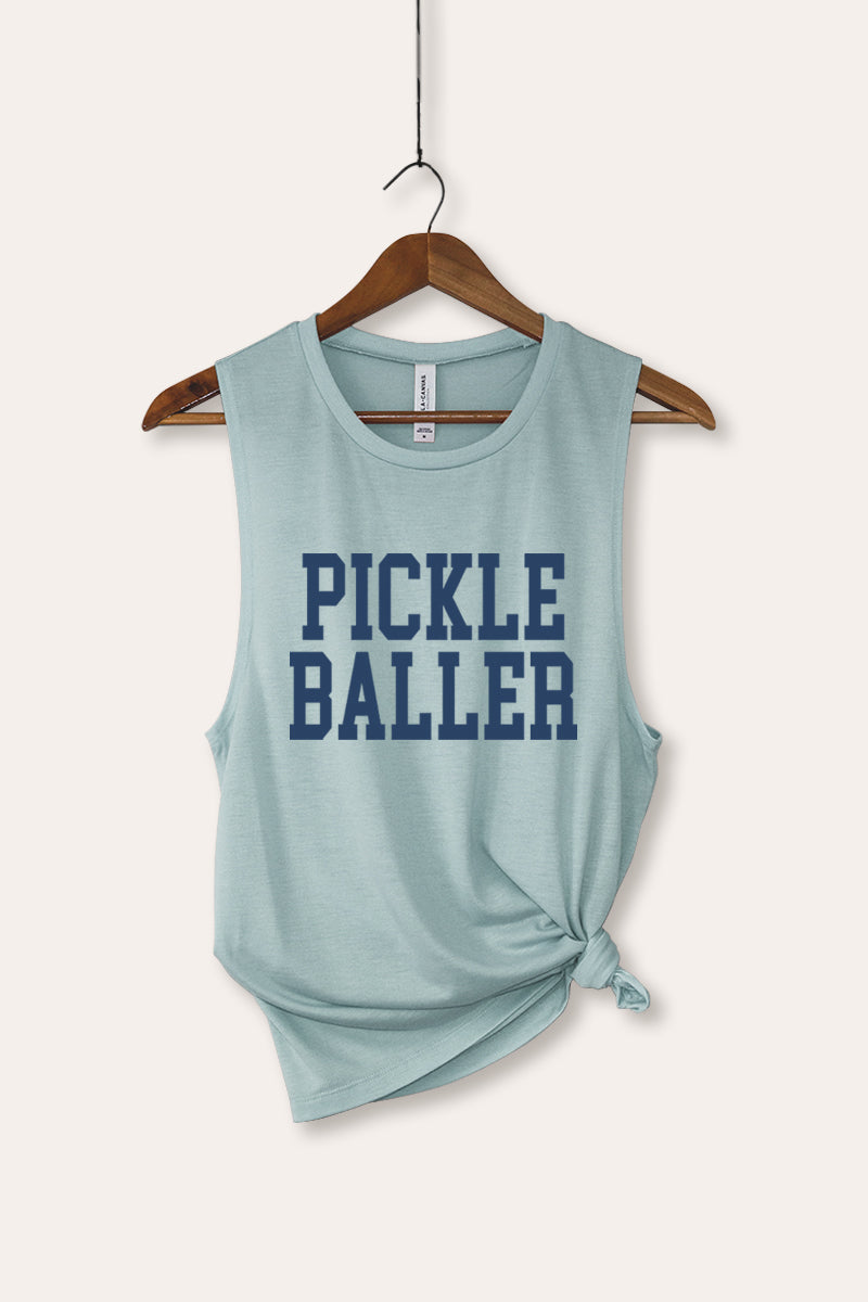"pickle baller" bella+canvas® graphic tank top