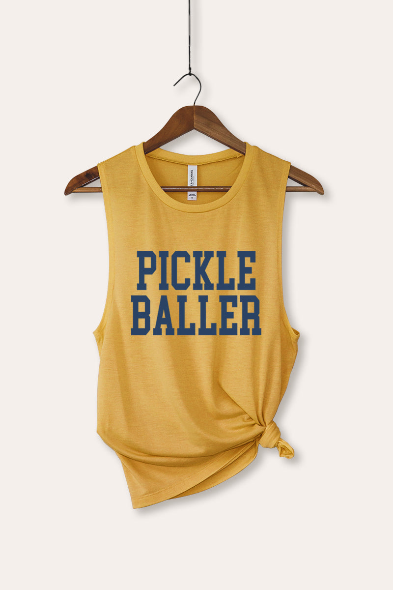 "pickle baller" bella+canvas® graphic tank top