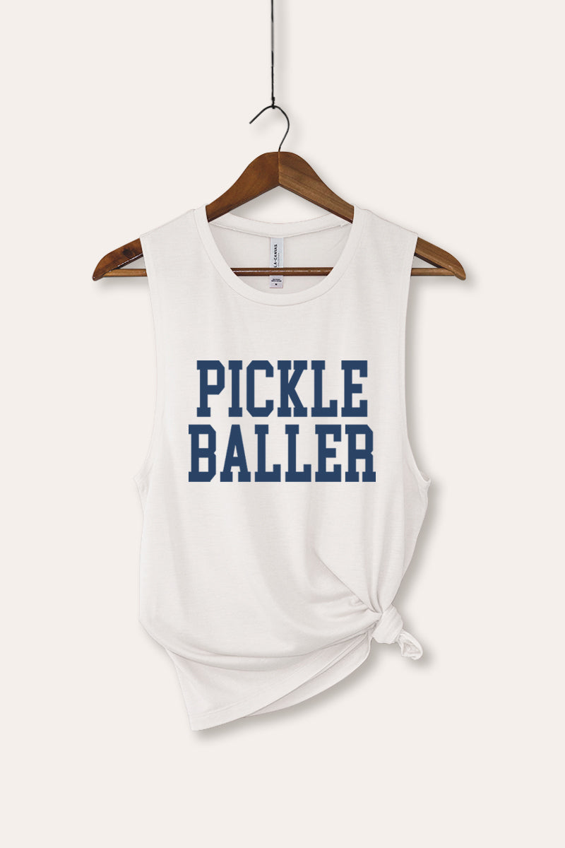 "pickle baller" bella+canvas® graphic tank top