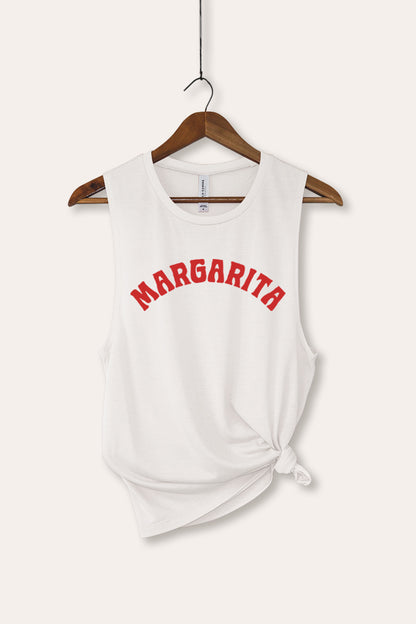 Margarita Arched Typography Women's Jersey Tank Top