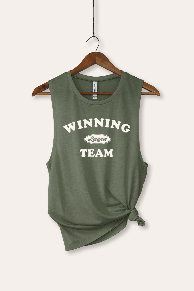 "winning team" graphic bella+canvas® tank top