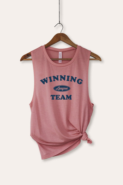 Winning Team League Sports Graphic Women's Jersey Tank Top