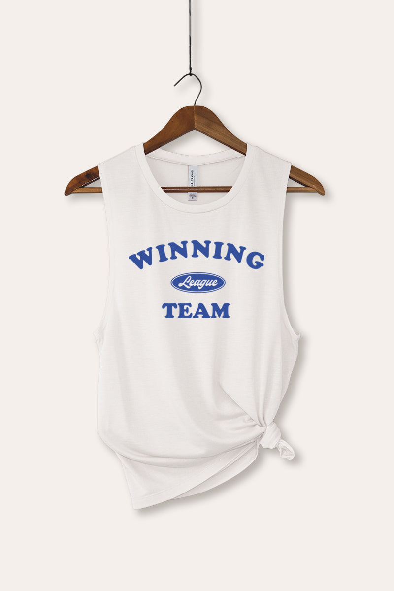 "winning team" graphic bella+canvas® tank top