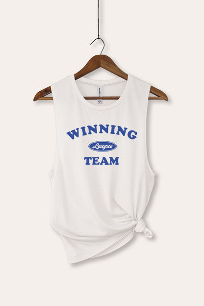 Winning Team League Sports Graphic Women's Jersey Tank Top