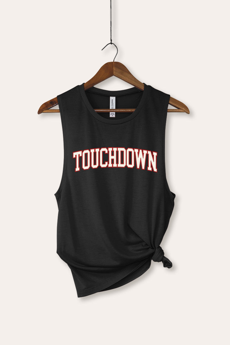 Touchdown Collegiate Sports Graphic Women's Jersey Tank Top