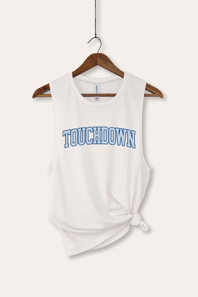 Touchdown Collegiate Sports Graphic Women's Jersey Tank Top