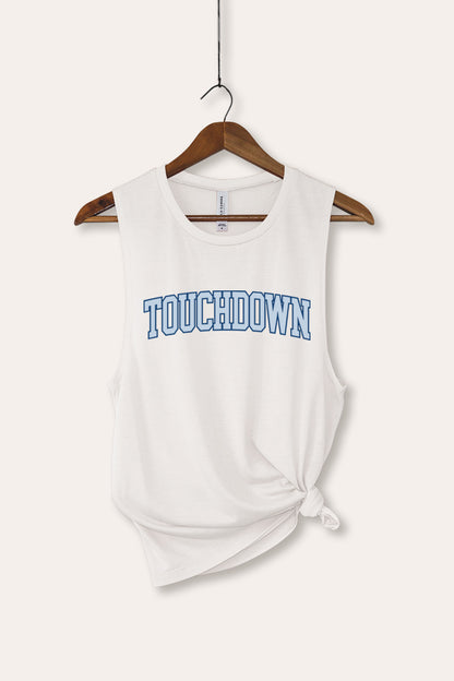 Touchdown Collegiate Sports Graphic Women's Jersey Tank Top