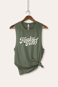 honky tonk graphic bella+canvas® tank top