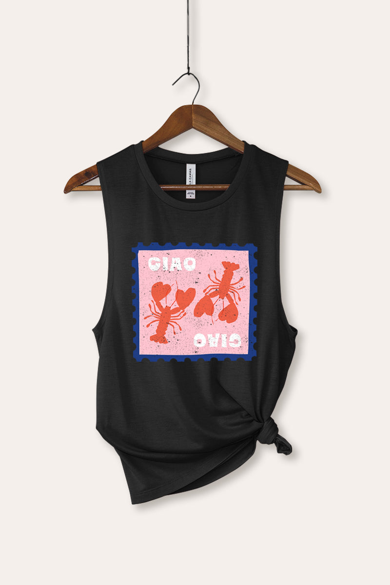 Ciao Lobster Graphic Women's Jersey Tank Top