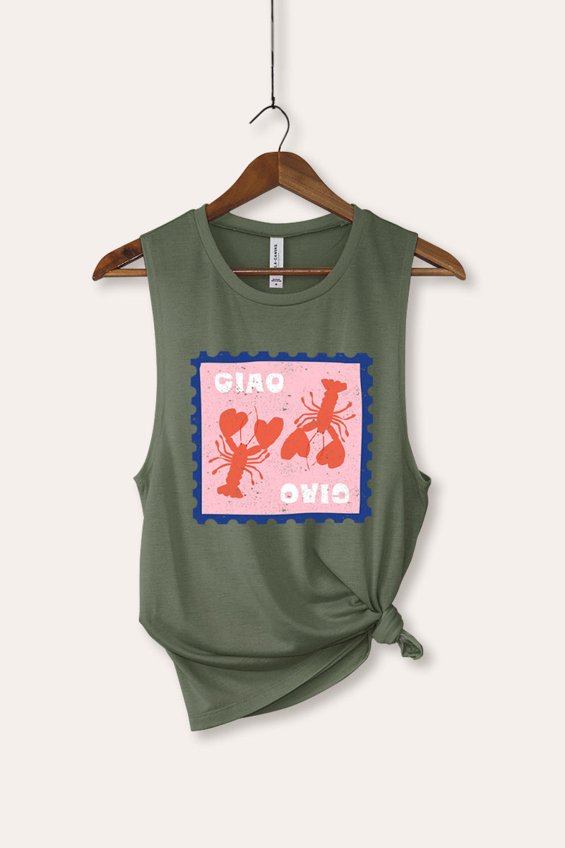 Ciao Lobster Graphic Women's Jersey Tank Top