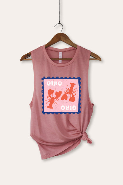 Ciao Lobster Graphic Women's Jersey Tank Top