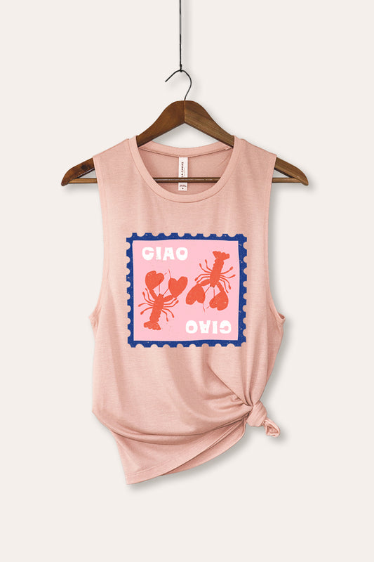 Ciao Lobster Graphic Women's Jersey Tank Top