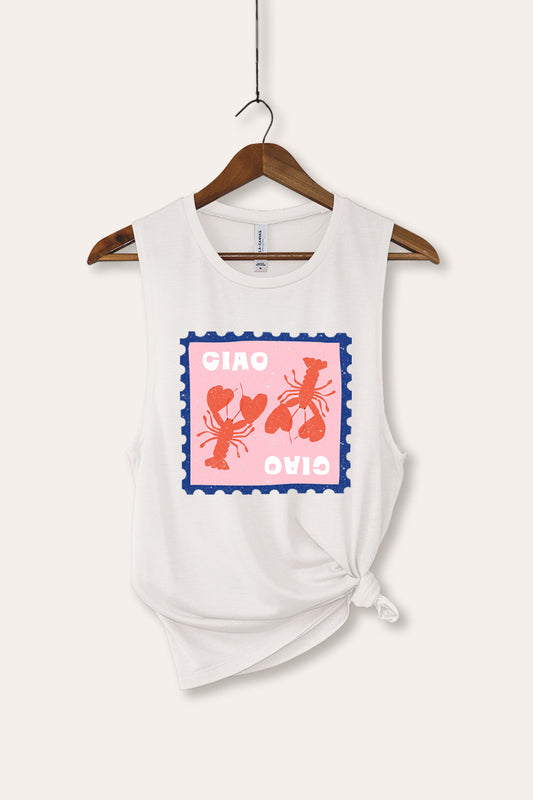 Ciao Lobster Graphic Women's Jersey Tank Top